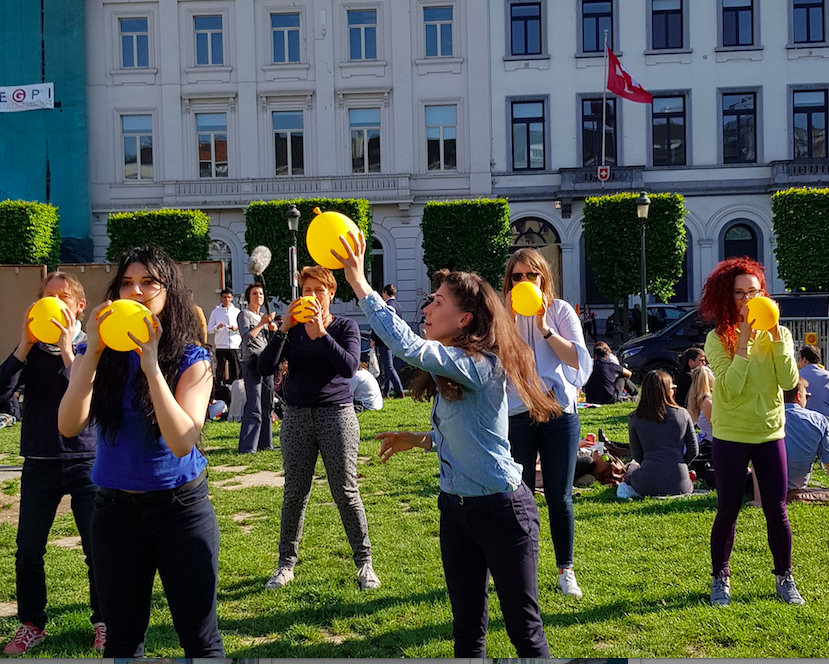 Flashmob Bruxelles – 16 mai